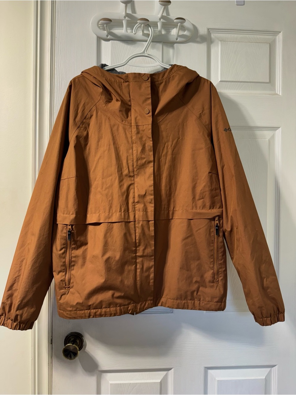 Colombia Rust Brown Hooded Jacket